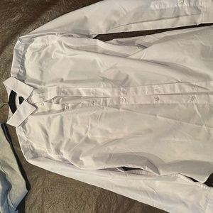 Mens White Button Down Dress shirt